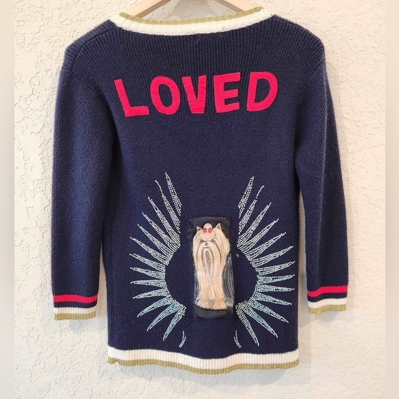 La Camiseria Navy Blue Cardigan Size One Size Fits All - Picture 1 of 7